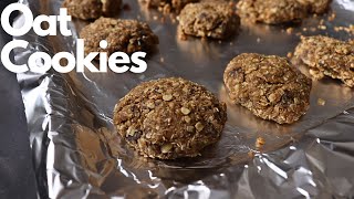 Oat cookies recipe  Eggless Oat Cookies [upl. by Wickham655]