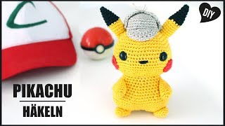 Meisterdetektiv Pikachu häkeln  Pokemon Häkelanleitung  Amigurumi DIY by Pfirsichteufel [upl. by Anade833]