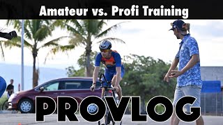 Amateur vs Profi Triathlon Training  ProVlog [upl. by Michi]