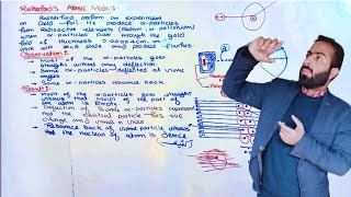 Part1 Rutherfords Atomic Model Experiment Observation and Results  11th class chemistry ch5 [upl. by Onitsuj]