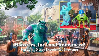 Musical amp Monsters Inc Land Announcement with Billy Crystal  Horizons Disney Experiences Showcase [upl. by Atiuqin210]