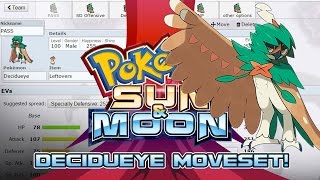 Decidueye Moveset Guide How to use Decidueye Pokemon Sun and Moon w PokeaimMD [upl. by Alphonse]