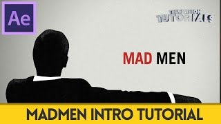 Mad Men Intro  After Effects TV Tutorial [upl. by Alvis816]