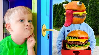 Whos at the Door  More Diana and Romas Family Adventure amp Educational Kids Videos [upl. by Mariellen]