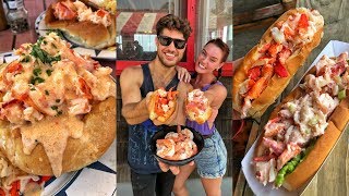 EPIC LOBSTER ROLL TOUR in Connecticut  Food Crawl  DEVOUR POWER [upl. by Paresh]