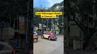 Volkswagen Beetle at chennai volkswagen vwbeetle classic classiccars carlover Chennai shorts [upl. by Wincer]