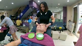 ASMR Barber Massage Head Neck Face Arm Massage [upl. by Pearson]