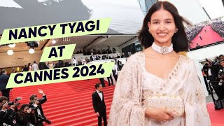 Nancy Tyagi at Cannes 2024 Indian Youtuber at Cannes Film festival 2024 Nancy tyagi red carpet [upl. by Vola535]