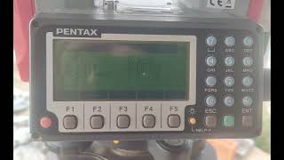 Pentax total station function Tips survey parts 4 Stake Out Mode [upl. by Barrow122]