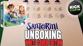 Kickstarter Unboxing  Santorini White Cover edition [upl. by Ainerol10]