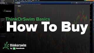 ThinkOrSwim Basics Tutorial  How to Buy Stocks [upl. by Nuli]