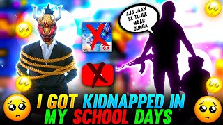 I GOT KIDNAPPED IN MY SCHOOL DAYS 😃😂 Funny Story  Garena Free Fire [upl. by Ocinemod]