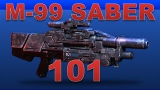 M99 Saber 101 Ultra Rare Assault Rifle in Mass Effect 3 Multiplayer [upl. by Hteik]