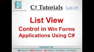 C Tutorial in Urdu  ListView Control in C with Examples [upl. by Nosde]