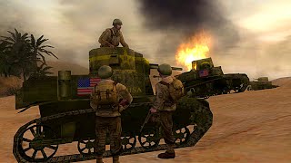 Battle of Kasserine Pass  Call of Duty 2 Big Red One [upl. by Aroel565]