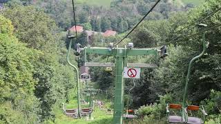 Sesselbahn in Edenkoben RheinlandPfalz Deutschland رحلة في الريف الألماني راينلاند مناظر سحرية [upl. by Seldon594]