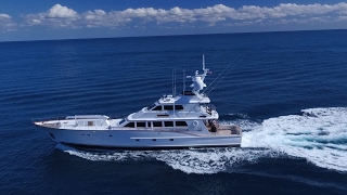 2001 Burger 108 Enclosed Bridge Sportfishing Yacht  Sarahbeth [upl. by Aeneas78]