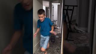 Watch The Moment Floodwaters Surged Through A Window And Destroyed A Utah Familys Basement [upl. by Natsreik490]