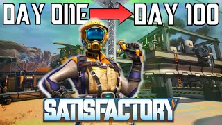 I spent 100 days in Satisfactory This is what happened Days 0100 [upl. by Valenka202]