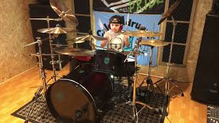 The Heretic Anthem  Slipknot Drum Cover  Caleb H Age 6 [upl. by Nauqat]