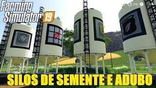 Farming Simulator 19  SILO DE SEMENTE E ADUBO [upl. by Gael]