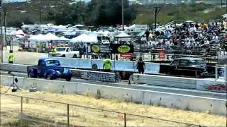 1940 Willys Gasser Drag Racing Barona Drag Strip 7272013 [upl. by Shell10]