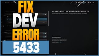 How To Fix Dev Error 5433 In COD MWZ [upl. by Ikoek]