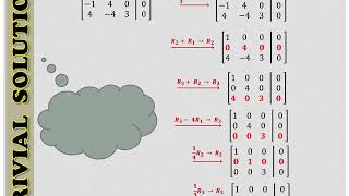 Trivial solutions  Non trivial solution  system of homogeneous equation  Linear equations [upl. by Bevvy]