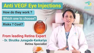 AntiVEGF Eye Injections  Why  For which patients  Cost  Risks   Dr Shrutika Kankariya [upl. by Eilata]