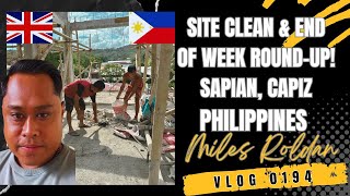 VLOG 194 CLEARING amp TIDYING A BUILDING SITE IN THE PHILIPPINES [upl. by Araf668]