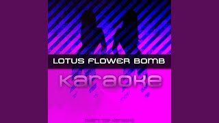 Lotus Flower Bomb In the Style of Wale Karaoke Version [upl. by Guthrie]