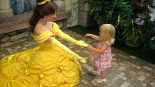 Hugging Belle from Beauty and the Beast at Disneyland [upl. by Ferretti156]