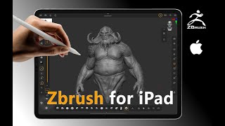 Zbrush for iPad on iPad pro 2020 [upl. by Aihtekal746]