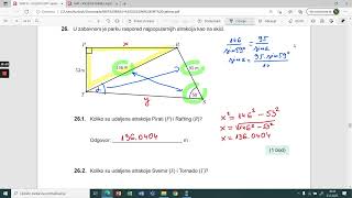 MATEMATIKA B – OGLEDNI ISPIT PROBNA MATURA 2022 25 30 zadatak [upl. by Iaht]