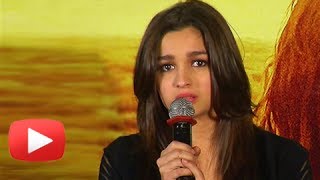 Alia Bhatt Cries At Highway Trailer Launch [upl. by Haisoj882]