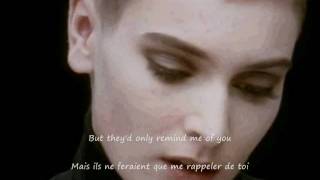 Sinead OConnor Nothing Compares 2 U Prince lyrics Français English Traduction Translation [upl. by Ailemac901]