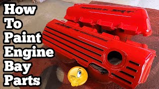 How To Paint Engine amp Valve Covers A Two Tone Color  Painting Plastic Engine Parts On Your Car [upl. by Franzoni]