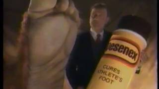 Desenex  Athletes Foot Cure Spray Can Commercial  Big Foot 1989 [upl. by Ellivro]