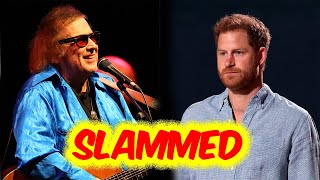 Don McLean slams Prince Harry over Buckingham Palace comparison [upl. by Myrtia]