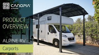 Alpine™ RVBoat Shelter Carport Kit  Canopia by Palram [upl. by Halyahs]