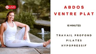 15 minutes Abdos profonds Pilates amp hypopressif Séverine Jacinto [upl. by Eilema395]