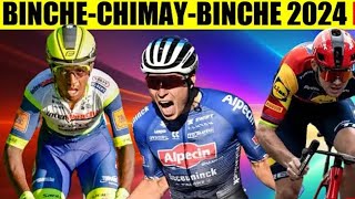 The last 15 kms of Binche Chimay Binche classics 2024 in Belgium [upl. by Eicaj]