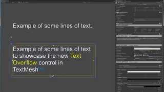 TextMesh Pro  Text Overflow Controls [upl. by Pozzy]