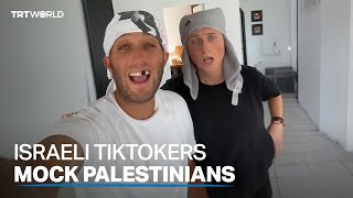 Israeli TikTokers mocking embattled Palestinians goes viral in Israel [upl. by Coshow]