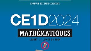 Ce1d math 20242025 correction [upl. by Otaner540]