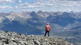 Scrambling Mining Ruins and a Sea of Mountains  Wilson Peak Colorado Fourteeners [upl. by Yendahc]