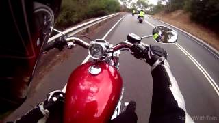 Harley Davidson 1200 Custom Test Ride Review [upl. by Attennot986]