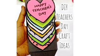 quotTeachers Day Special Creative Card Tutorial  Rainbow Waterfall Greetings Card Makingquot [upl. by Nyhagen]