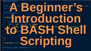 A Beginners Introduction to BASH Shell Scripting [upl. by Karilla771]