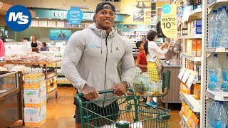 Grocery Shopping with Mens Physique Champion Brandon Hendrickson [upl. by Lyndsay]